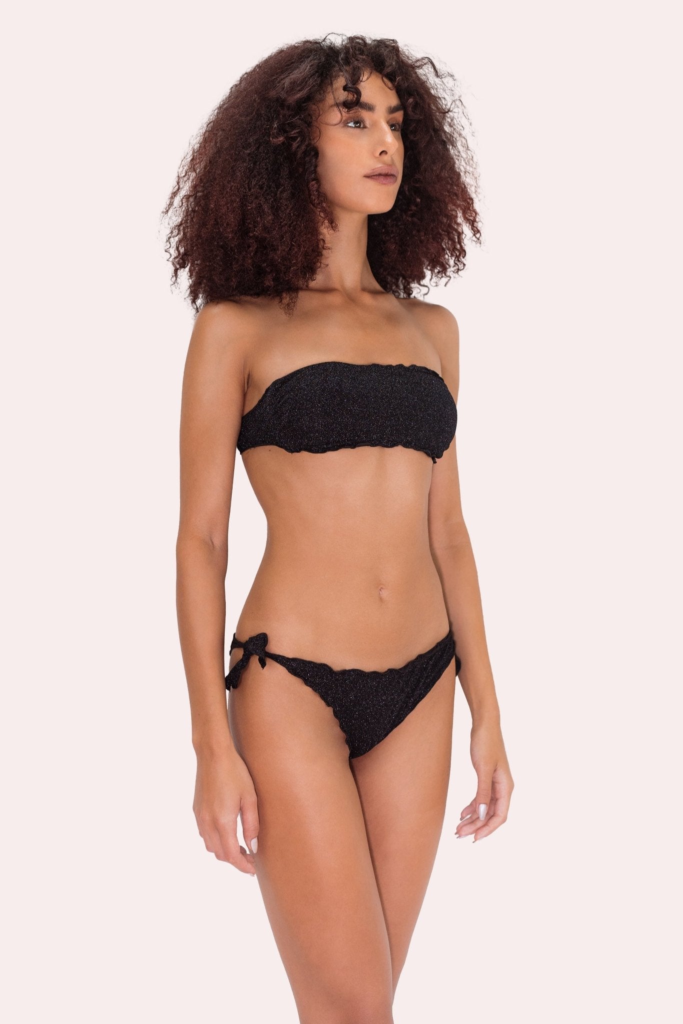Capri Lurex Nero - Bikini - Sinuose