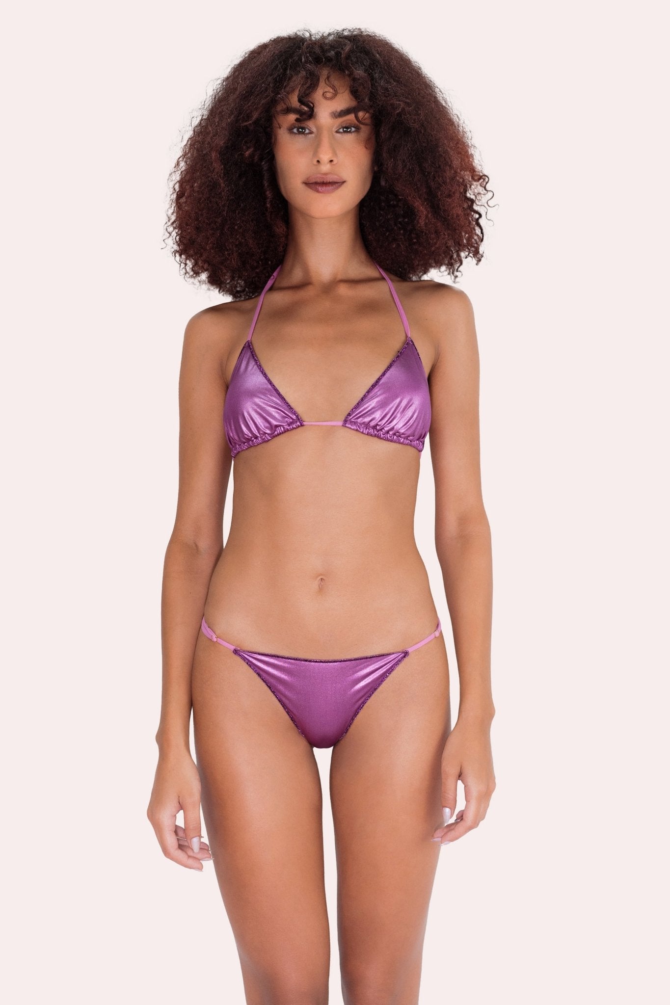 Miami Lame' Magenta - Bikini - Sinuose