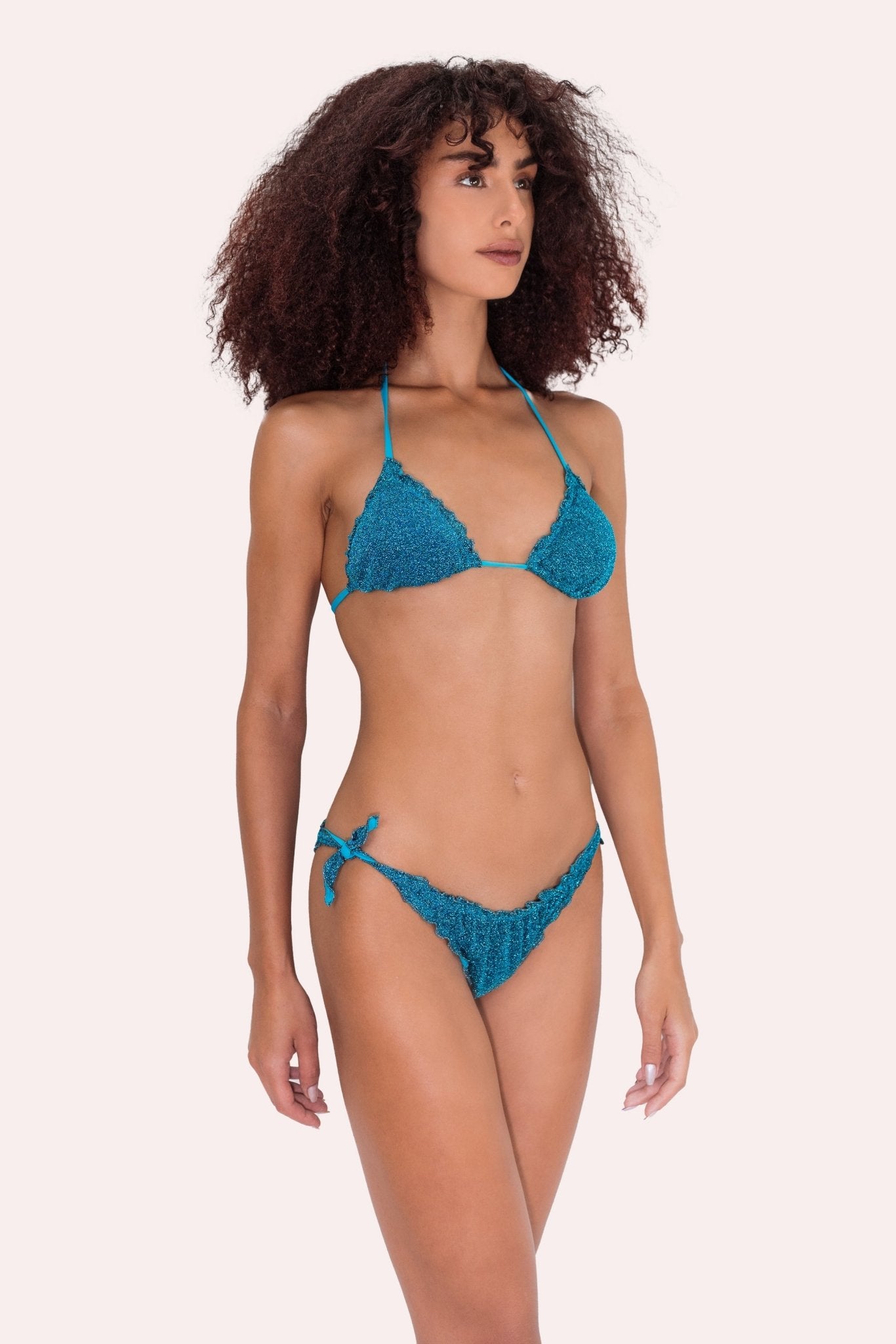 Panarea Lurex Azzurro - Bikini - Sinuose