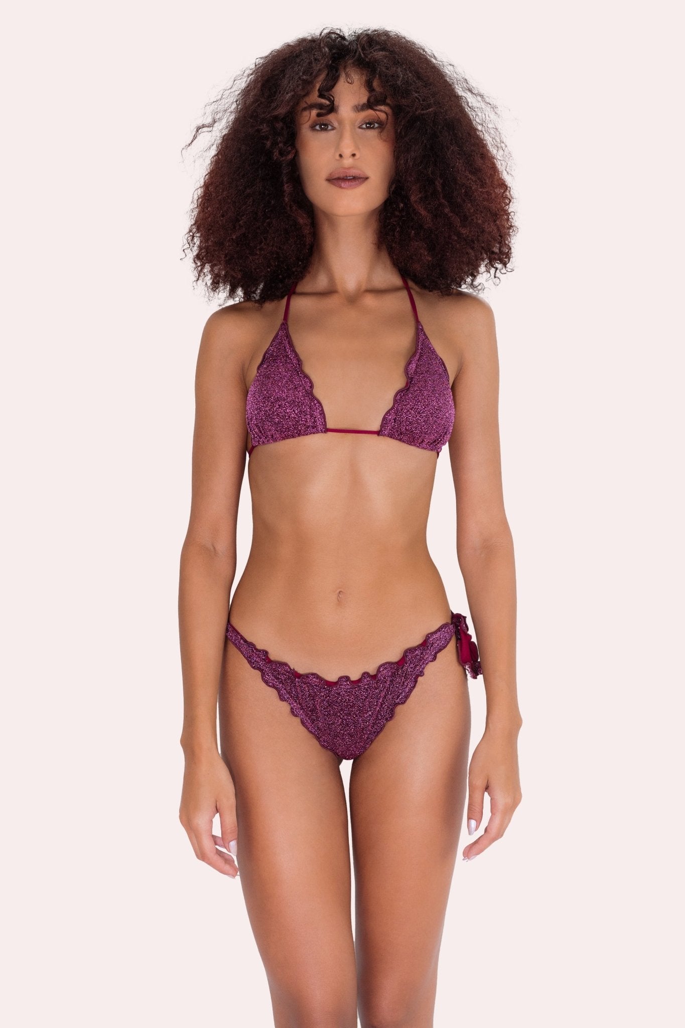 Panarea Lurex Bordeaux - Bikini - Sinuose