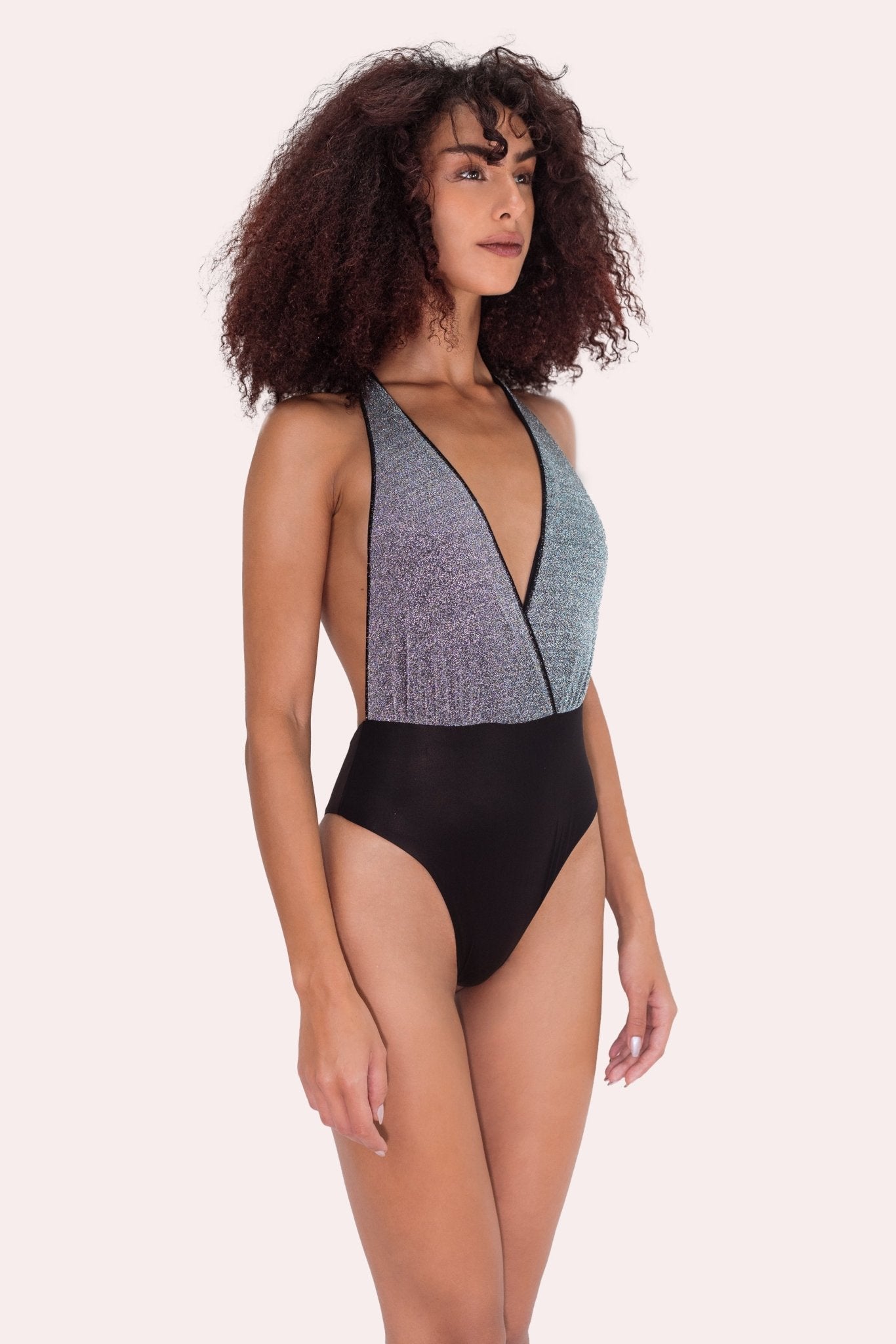 St. Tropez Argento scuro - Costume Intero - Sinuose