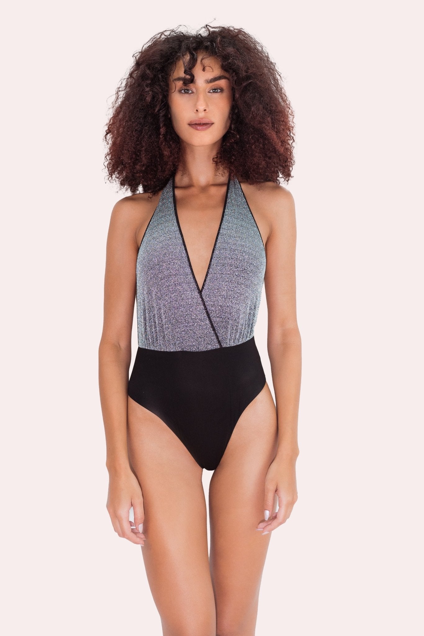 St. Tropez Argento scuro - Costume Intero - Sinuose