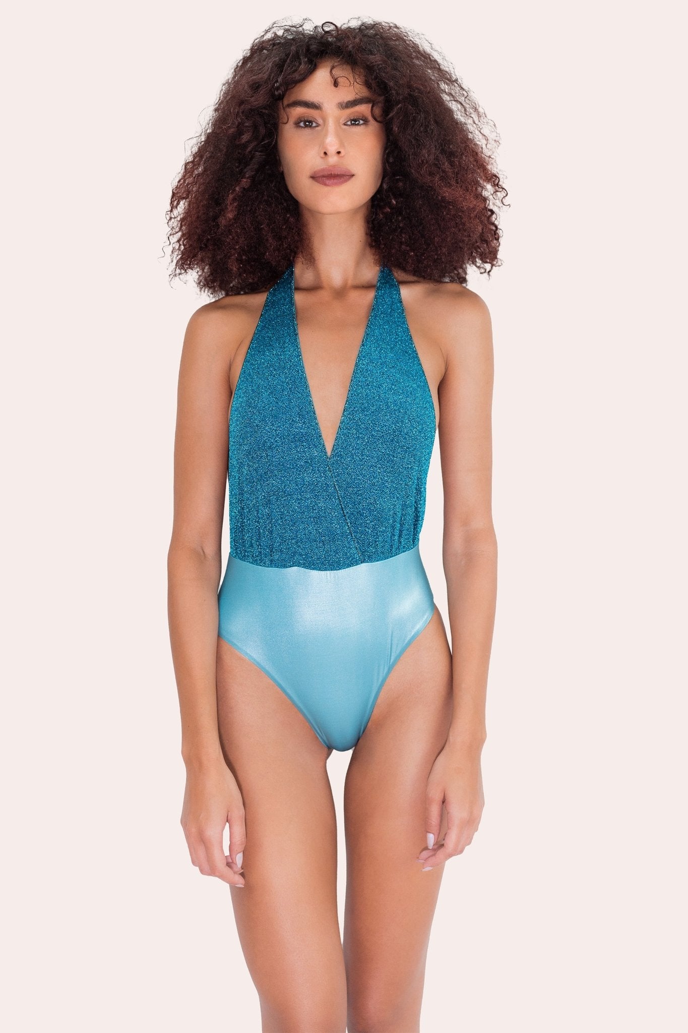 St. Tropez Azzurro - Costume Intero - Sinuose