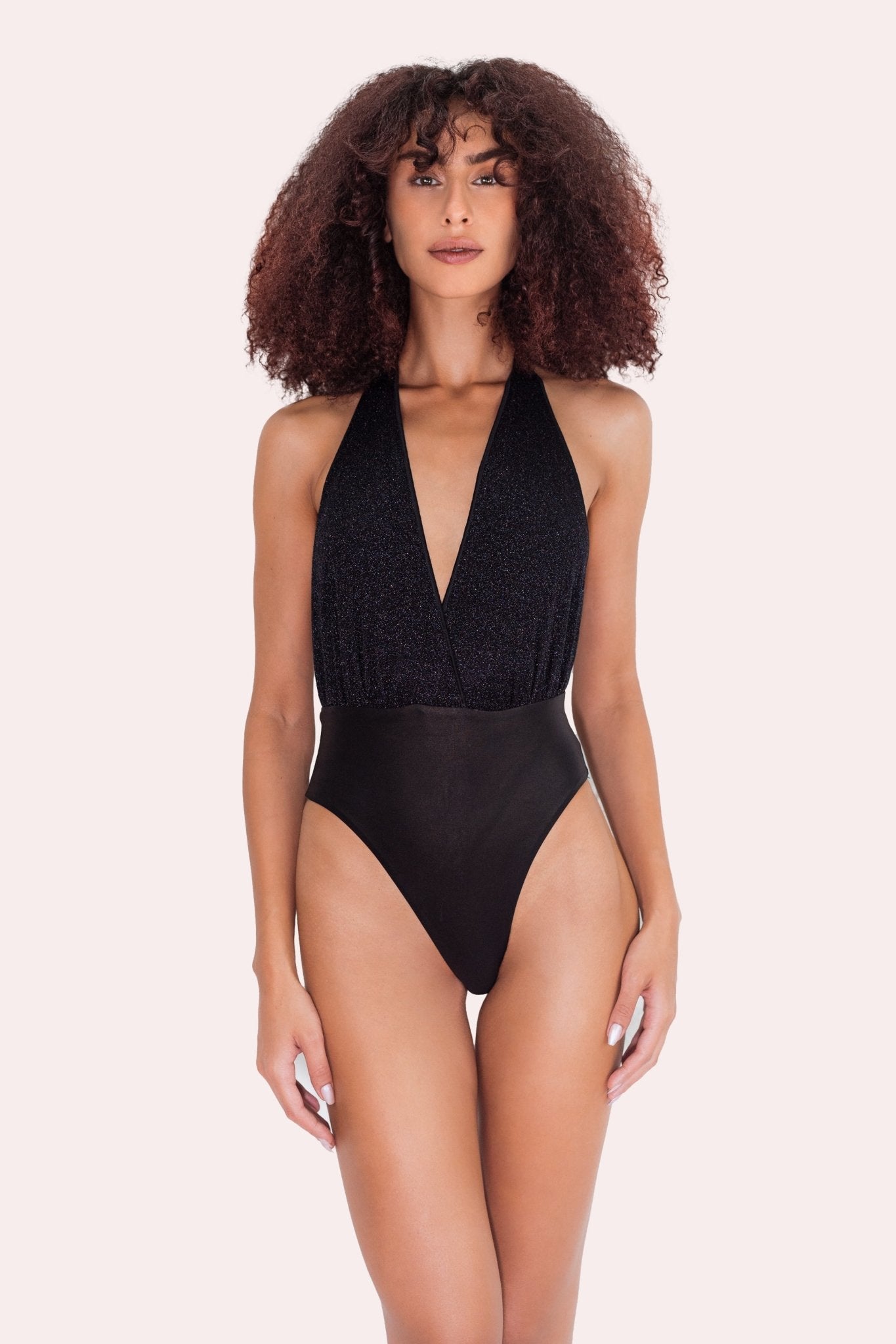 St. Tropez Nero - Costume Intero - Sinuose