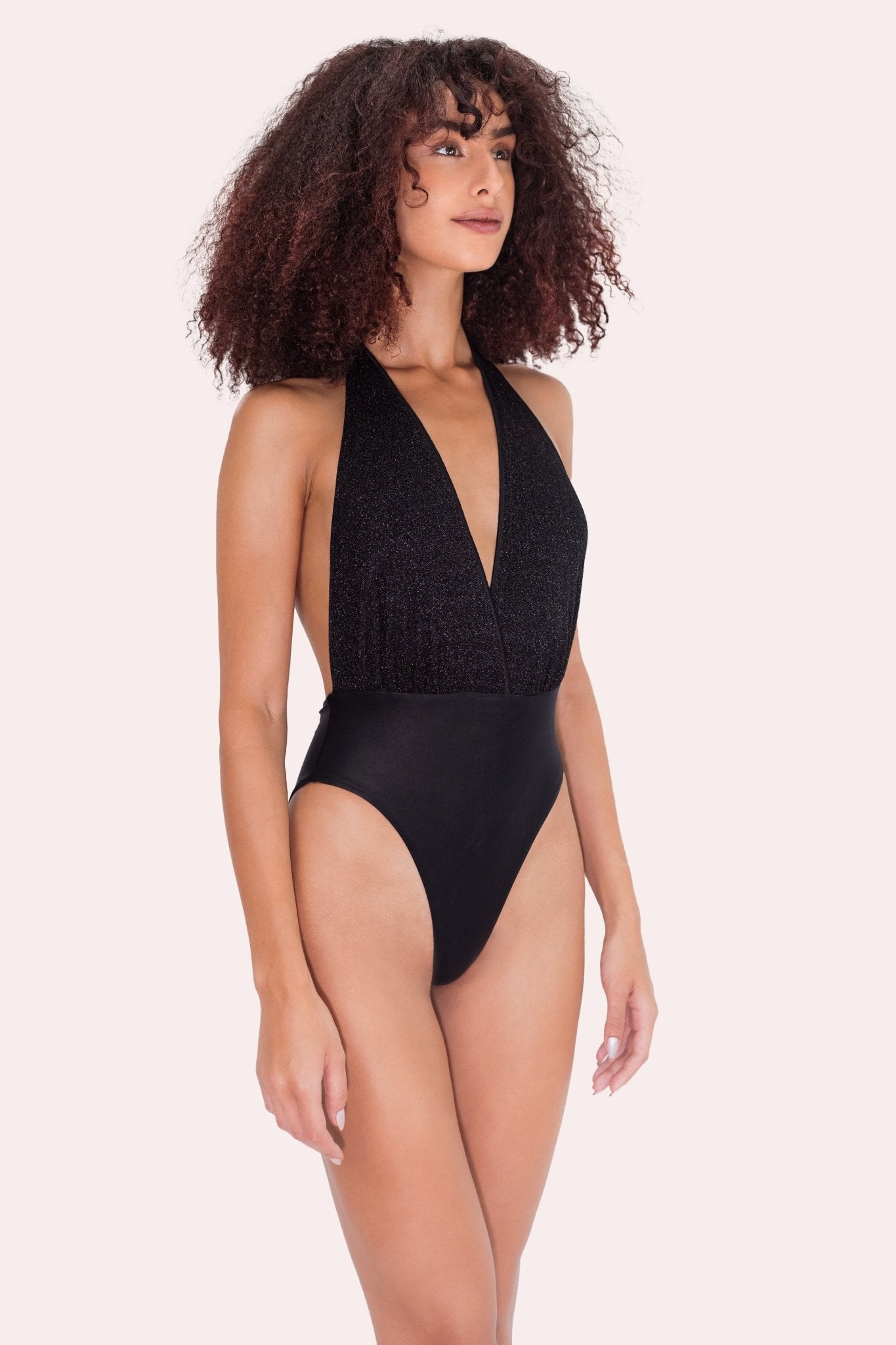 St. Tropez Nero - Costume Intero - Sinuose