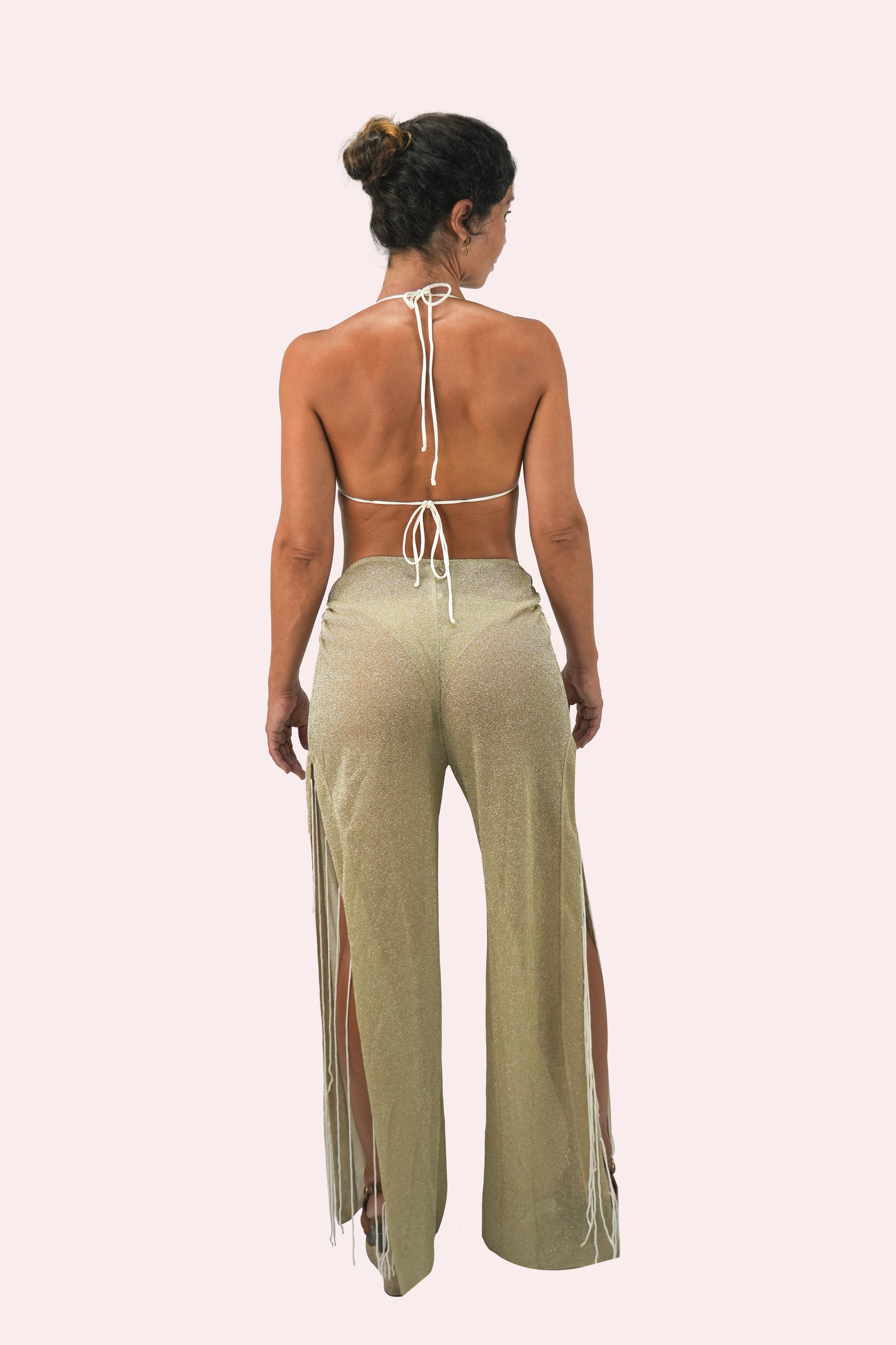 PANTALONE FRANGIA ORO